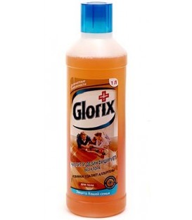 Средство для мытья пола Glorix 1000 мл, «Деликатные поверхности»