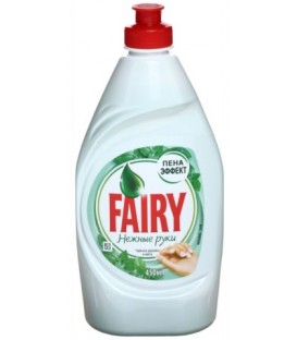 Средство для мытья посуды Fairy 450 мл, «Чайное дерево и мята»