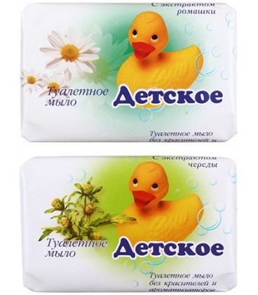 Mыло туалетное «Детское» 90 г, ассорти (цена за 1 шт.)