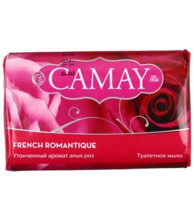 Мыло туалетное Camay 85 г, French Romantique, с ароматом алых роз