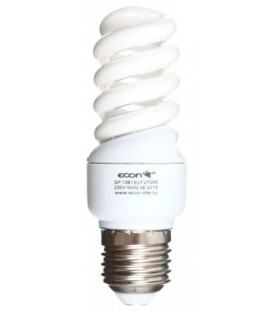 Лампа энергосберегающая Econ 13Вт, 230-240V, 2700К (теплый свет), цоколь E27