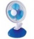 Вентилятор настольный ECO EF-1525B белый с синими вставками