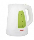 Электрочайник Saturn ST-EK8418 белый/салатовый