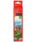 Карандаши цветные «Замок» Faber-Castell 6 цветов, длина 175 мм