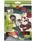 Карандаши цветные Ben10 18 цветов, длина 175 мм