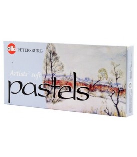 Пастель художественная Olki 16 цветов, «Времена года. Весна»