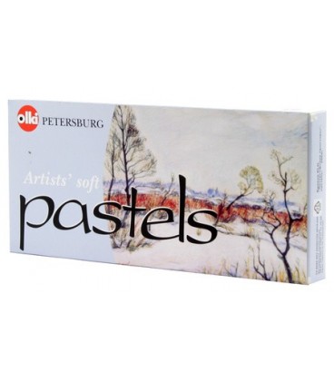 Пастель художественная Olki 16 цветов, «Времена года. Весна»