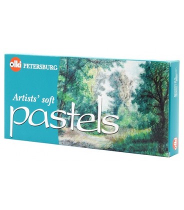 Пастель художественная Olki 16 цветов, «Времена года. Лето»