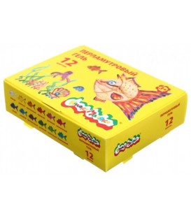 Гель перламутровый «Каляка-Маляка» 12 цветов*22 мл