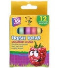 Мел цветной Fresh Ideas 12 шт., 6 цветов
