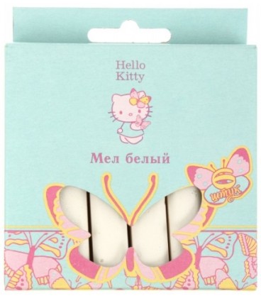 Мел белый Hello Kitty 6 шт.