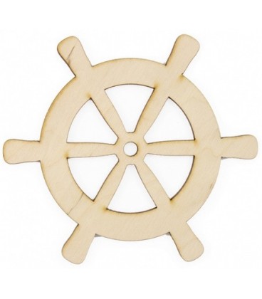 Заготовка для творчества деревянная «Палитра» «Штурвал», 10*11,2 см