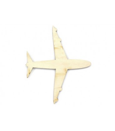 Заготовка для творчества деревянная «Палитра» «Самолет», 12*10 см