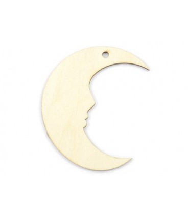 Заготовка для творчества деревянная «Палитра» «Месяц», 8,8*10 см