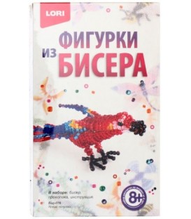 Набор для творчества «Фигурки из бисера» «Яркий попугай», 8+