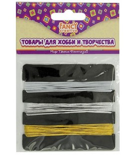 Нити эластичные декоративные Fancy Creative 3 цвета*2 м
