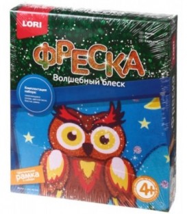 Набор для творчества «Фреска. Волшебный блеск» «Филин», 4+