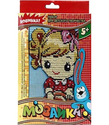 Набор для творчества «Мозаика» Action! «Девочка», дизайн ассорти, 5+