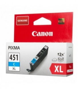 Картридж Canon CLI-451XLC струйный голубой картридж