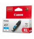 Картридж Canon CLI-451XLC струйный голубой картридж