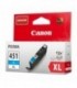 Картридж Canon CLI-451XLC струйный голубой картридж