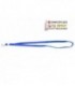 Шнурок для бэйджа (тесьма) с клипсой, синий, ширина тесьмы 1 см, длина 44 см.