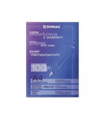 Бумага копировальная А4 100 л. "Donau" черный