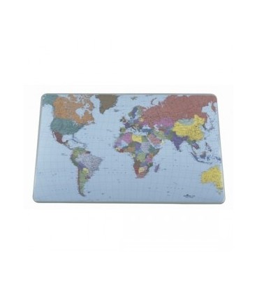 Бювар 40*53 см "Карта мира" разноцветный
