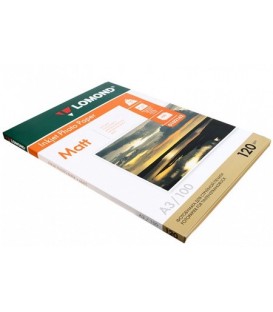 Бумага для струйной фотопечати матовая односторонняя Lomond А3 (297*420 мм), 120 г/м2, 100 л., односторонняя