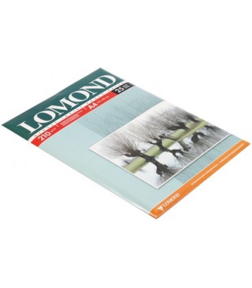 Бумага для струйной фотопечати глянцевая/матовая двусторонняя Lomond А4 (210*297 мм), 210 г/м2, 25 л.