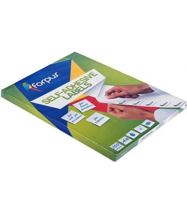 Бумага самоклеящаяся для изготовления этикеток Forpus A4, 1 шт., 210*297 мм, белая