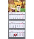 Календарь настенный трехрядный на 2018 год Mini 440*195 мм, «Дыхание весны»