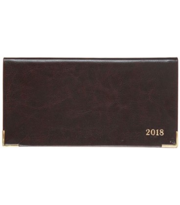 Еженедельник датированный на 2018 год «Сариф» 170*88 мм, 64 л., коричневый