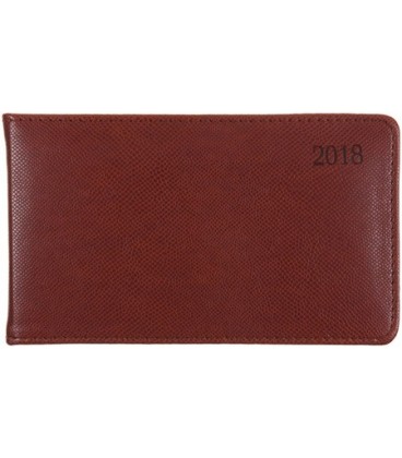 Еженедельник датированный на 2018 год «Змея» 150*87 мм, 64 л., коричневый