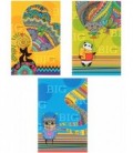 Блокнот Big Notebook 195*290 мм, 80 л., клетка, ассорти