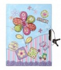 Блокнот с замком Fancy 110*150 мм, 64 л., «Цветок»