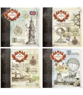 Блокнот Large Squared Notebook 205*205 мм, 80 л., клетка, ассорти