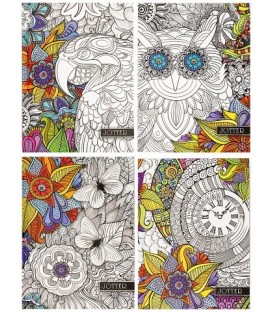 Блокнот Jotter 150*205 мм, 160 л., клетка, ассорти