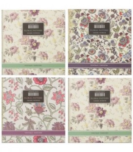 Блокнот Floral Pattern 170*170 мм, 80 л., клетка, ассорти