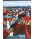 Тетрадь общая А4, 80 л. на скобе «Вокруг света» 202*274 мм, клетка, «Мюнхен»