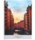 Тетрадь общая А4, 80 л. на гребне «Канц-Эксмо» 200*285 мм, клетка, «Дивные улочки»