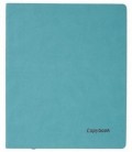 Книжка записная А4, 80 л. «Тетрадь Copybook» 220*265 мм, клетка, бирюзовая/коричневая