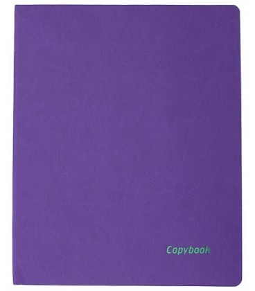 Книжка записная А4, 80 л. «Тетрадь Copybook» 220*265 мм, клетка, фиолетовая/салатовая