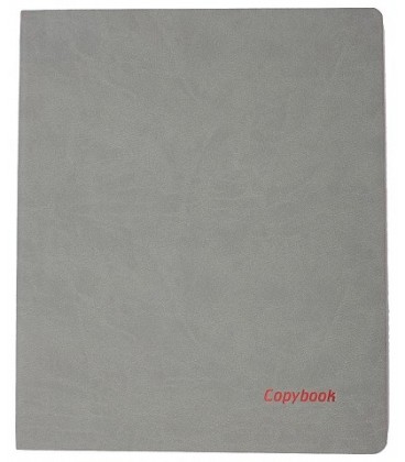 Книжка записная А4, 80 л. «Тетрадь Copybook» 220*265 мм, клетка, графит/красная
