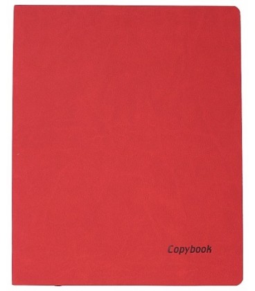 Книжка записная А4, 80 л. «Тетрадь Copybook» 220*265 мм, клетка, красная/черная