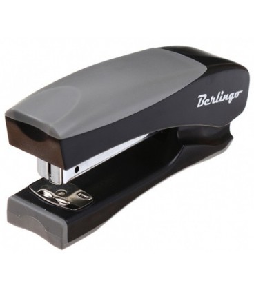 Степлер Berlingo скобы №24/6-26/6, 20 л., 110 мм, черный