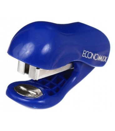 Степлер Economix скобы №24/4, №26/6, 10 л., 65 мм, синий