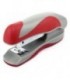Степлер Alpha скобы №24/6, 20 л., 105 мм, серый с красным