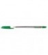 Ручка шариковая Linc Corona Plus корпус прозрачный, стержень зеленый