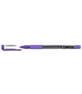 Ручка шариковая Optima Oil Max корпус прозрачный, стержень фиолетовый